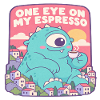 Einäugiger Espresso Monster