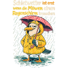 Schietwetter Möwe im Friesennerz | Lustiges Design