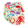 Weihnachtsdrache mit Lichterglanz