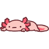Niedliches, entspannendes Axolotl