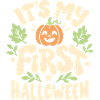 Erstes süßes Halloween-Kürbisbaby