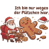 Weihnachtsplätzchen mit Santa