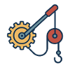 Mechanik als technische Illustration.