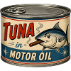 Thunfisch im Motoröl