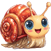 Kuschelschnelle Schnecke