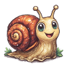 Fröhliche Schnecke 