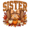 Herbstleopardenschwester Halloween