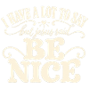 Be Nice Jesus Zitat-Tee