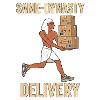 Paketbote Hieroglyphen Pakete