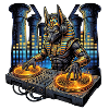 DJ Anubis an den Turntables