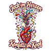 Karneval Jeck Karnevalsfan Konfetti im Kopf