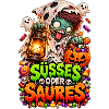 Süsses oder Saures Monster Halloween