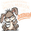 Morgenmuffel Hase