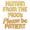 Human from the 1900s