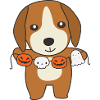 Beagle Happy Halloween Hunde Kostüm