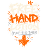 Freie Hand Graffiti Schrift