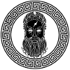 Gott der Mythologie (Schwarz)