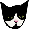 Midnight Cat Nose Gesichtskunst