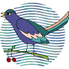 Bunter Vogel