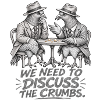 Das Crumb-Meeting – Lustiger Tauben-Geschäftshumor