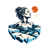 Eisbaden Eisbrecherin