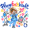 Pflegefachkraft Beruf Pflege Geschenk Doodle