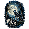 Mondlichtwolf: Wild & Frei im Wald