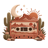 Wüsten Cassette Traumlandschaft