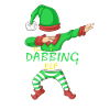 Die Dabbing Elf Weihnachts-Matching-Familiengruppe