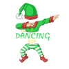 Die Dancing Elf Weihnachts-Matching-Familiengruppe