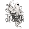 Geisterhafte Halloween-Schriftkunst