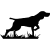 Jagdhund Hundsilhouette