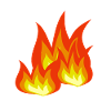 Flammen-Explosion Design