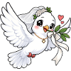 Hochzeitstaube Kawaii Style – Liebe & Hochzeit