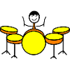 Trommel Drumset Drummer