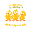 Drei Quietscheentchen Spruch
