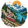 Bergbahn am See Panorama