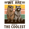 Cooles Capybara & Waschbär Spruch Design