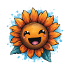 Lächelnde Sonnenblume