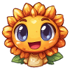 Lächelnde Sonnenblume Charme