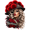 Blackforest Sister – Skull mit Bollenhut