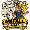 Elektriker – Schwarzer Humor mit Stecker