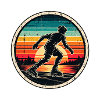 Inline Skating Retro Sunset – Inlineskater