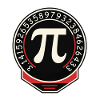 Pi Symbol Badge Ziffernring