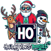 Weihnachtsmann Rentier Schneemann Cooles Team