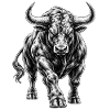 Stier Grafik