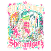 Froschritter Neon-Graffiti