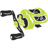 Baitcaster Angelrolle Icon