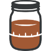 Sauerteig Einmachglas Icon