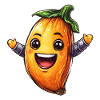 Fröhliche Banane 